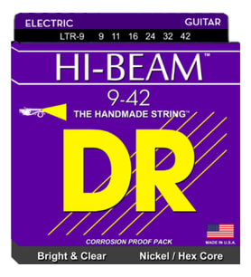 DR LTR-9 Hi-Beam Elektro Gitar Teli (Light 9-42)