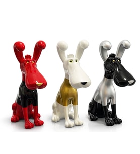 Polyester Sevimli Köpek Figürü