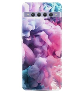 Tcl 10 Plus Kılıf Excode Desenli Silikon Kılıf Excode Pink Cloud 1305