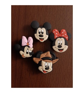 Terlik Süsü-terlik Tokası Mickey Kafalar 4'lü Set