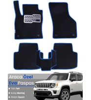 JEEP RENEGADE (2020-2025) Uyumlu EVA Paspas Tam Set–Araca Özel,Kolay Montaj,Su Geçirmez