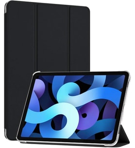 Apple iPad Pro 11 2024 Kılıf (A2836-A2837) Slim Translucent Back Smart Cover Siyah [iPad Pro 11 2024 ile Uyumlu Kılıf - Siyah]