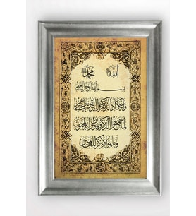 GÜMÜŞ ÇERÇEVELİ TABLO A1576