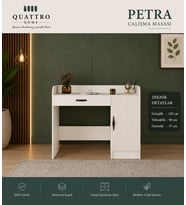 PETRA ÇALIŞMA MASASI -Genişlik: 120 cm Yükseklik: 90 cm Derinlik: 57 cm