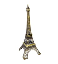 Minyatür Metal Paris Eyfel Kulesi Dekoratif Biblo 38 cm