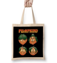 Halloween Pumpkins Bez Çanta Uzun Saplı