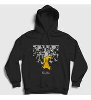 Presmono Unisex Siyah Gang Film Kill Bill Kapüşonlu Sweatshirt 246421tt