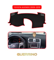 TOYOTA Avensis (2009-2015)TORPİDO KORUMA HALISI KIRMIZI KENAR