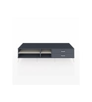 Kronos TV Ünitesi 2 Raflı 2 Çekmeceli  220x59x51 Antrasit-Aytaşı/Antrasit