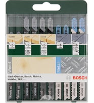 Bosch Professional Accessories Dekupaj Testere Seti, Yeşil, 10 Adet