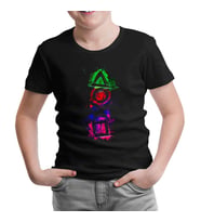 Play Buttons - Dust Siyah Çocuk Tshirt