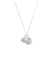 Flamingo Tarihli Gümüş Kolye