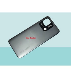 Tkgz - Xiaomi Redmi 10C FULL KASA Arka Kapak Batarya Kapağı - SİYAH