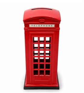Metal Telefon Kulübesi Kumbara Alk5391