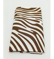 Angel Çanta Aksesuar 90X50 Cm Duck Astarlık Kumaş Kahve Zebra Desen No:05