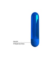 Odins Shop USB Şarjlı 10 Fonksiyonlu Mavi Renkli Teknolojik Vibratör - Kiwi