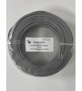 TEKTEL (TELTEKS) TELEFON KABLOSU 6 LI GRİ FLAT KÖKEN 100 METRE