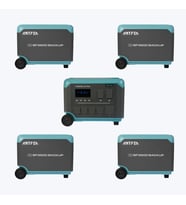 ANTFEA F3600 Ultra + 4 adet BF3600 Backup Yedek Batarya [ 3.6 kW / 21.5 kWh ]