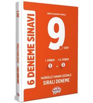 9. Sınıf 6 Deneme Sınavı Tamamı Çözümlü Editör Yayınları