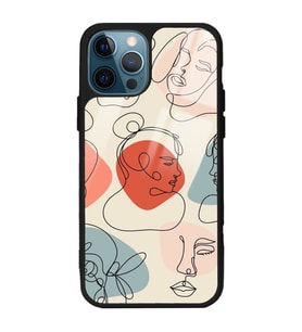 iPhone 13 Pro Max Nude Maske Tasarımlı Glossy Telefon Kılıfı