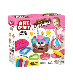 03683 Art Craft Doğum Günü Hamur Set 200 gr