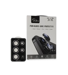 Joko Samsung Galaxy S24 Ultra PVD Metal Kamera Lens - Derin Mor