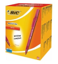 Bic Round Stic Tükenmez Kalem Kırmızı 60'lı Paket Ücretsiz Kargo