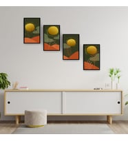 4 Parçalı Çerçeve Görünümlü Mdf Tablo 13