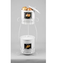 2 KATLI  SOĞAN VE PATATES KOVASI-ORGANİZER (3 ER KG)