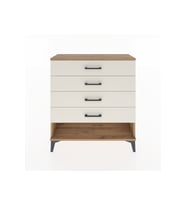 Arges Şifonyer 4 Çekmeceli 88x30x96 Çam-Aytaşı