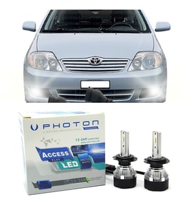 Toyota Corolla E120 Led Xenon Uzun Far Ampulü HB3 Access Yeni Seri Beyaz 2002-2008