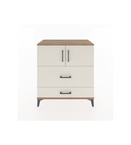 Hyperion Şifonyer Tek Raflı 2 Çekmeceli 2 Kapaklı 88x44x96 Çam-Aytaşı