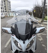 MOTOCAM Suzuki Burgman 650 Ön Cam 2013-2018 Model 76cm Şeffaf Renkli 4mm