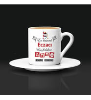 Eczacı Annelere Hediye Türk Kahvesi Fincanı