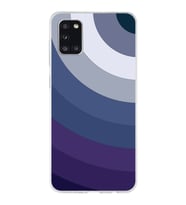 Samsung Galaxy A31  Kapak Renk Cümbüşü Tasarımlı Şeffaf Silikon Kılıf