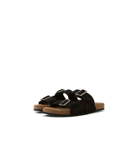 Jack & Jones Erkek Günlük Ayarlanabilir Siyah Birken Terlik - 12231428