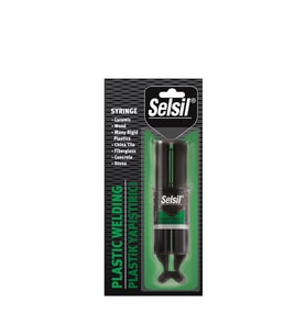 Selsil Epoksi Plastik Yapıştırıcı Şırınga 28 gr. (Şeffaf)