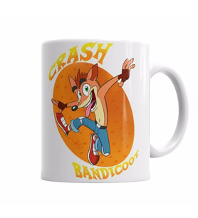 Crash Bandicoot   Naughty Dog Kupa Bardak Porselen