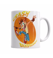 Crash Bandicoot   Naughty Dog Kupa Bardak Porselen