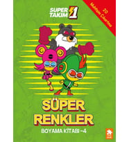 Süper 1 Takım Süper Renkler Boyama Kitabı - 4
