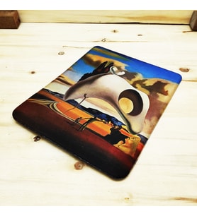Salvador Dali - Dikdörtgen Mouse Pad Bilek Destekli 3