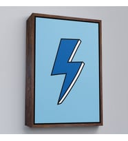 Çerçeveli Elektirik Enerji Simge Tablo (Beyaz)