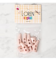 Crafts 8 Li Pembe Çoban Düğme - 138