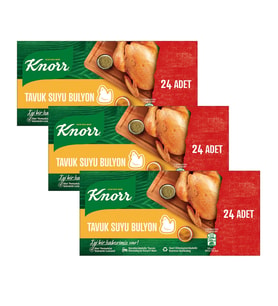 Knorr Tavuk Suyu Bulyon 24 Adet 240 Gr x 3 Adet
