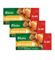 Knorr Tavuk Suyu Bulyon 24 Adet 240 Gr x 3 Adet