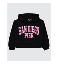 Civil Girls Kız Çocuk Sweatshirt 6-9 Yaş Siyah (Siyah)
