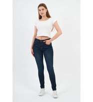 Özel Koleksiyon Skinny Jean Kadın Pantolon (21-BYNPN-CA-11)  (Koyu Lacivert)