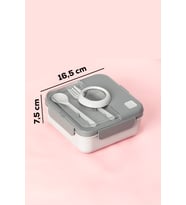 Porsima L-00927 Kaşık Çatallı Lunch Box Sefer Tası Saklama Kabı