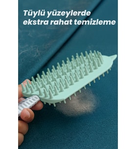 Silikon Kedi Köpek Tarağı Tüy Toplayıcı Tarak Kısa Tüylü Kediler İçin Tüy Toplama Fırçası Tarak (Karışık Renk)
