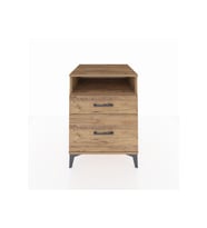Kronos Komodin Tek Raflı 2 Çekmeceli 60x59x80 Çam-Çam